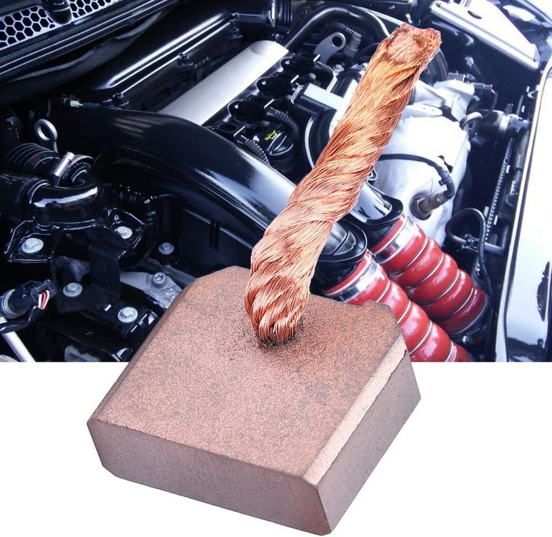 Heayzoki Motor Carbon Brush,10Pcs Carbon Brushes Replacement Kits Fit for FT-128 Car Starter Motor J458 8x25x21mm,Low Noise and Spark During - Image 4
